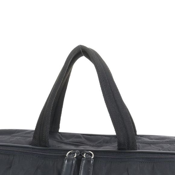 Prada Tessuto Nylon Triangle Logo Leather 2WAY Business Bag Crossbody Shoulder - Picture 2 of 9